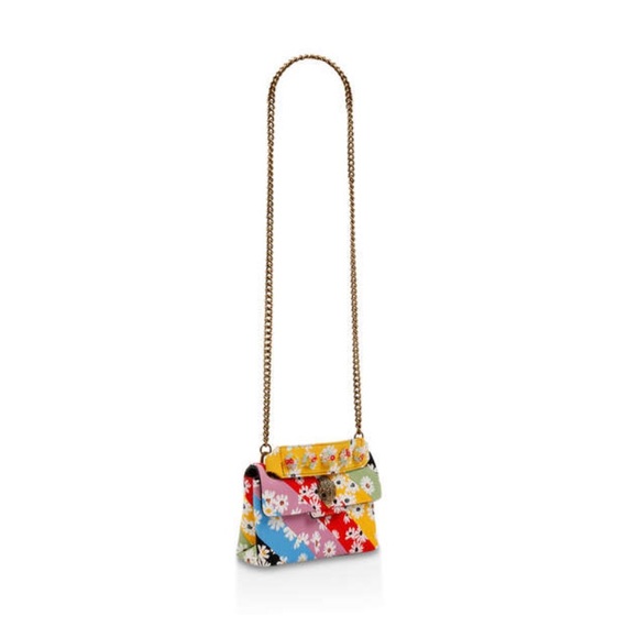 Kurt Geiger Mini Kensington Rainbow Flowers Bag - Picture 11 of 15
